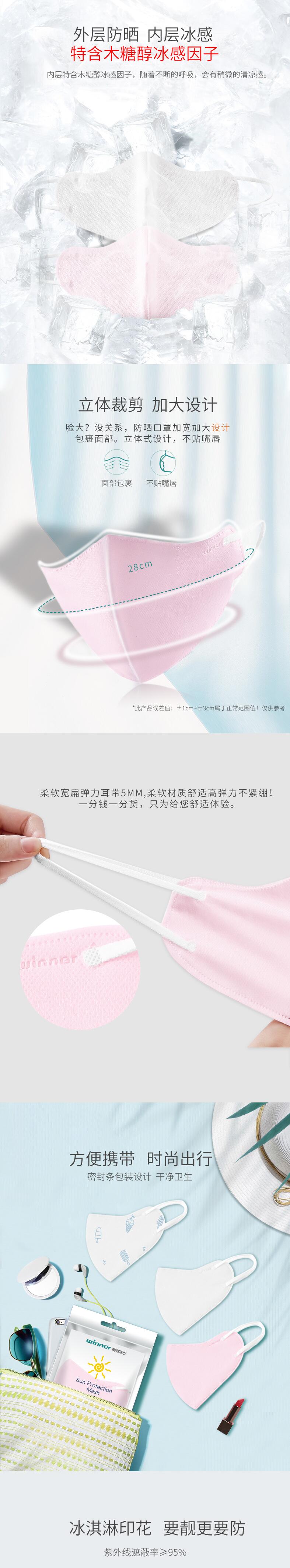 穩健604-006377一次性防曬防塵口罩圖片3