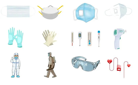 防疫用品一覽表圖片