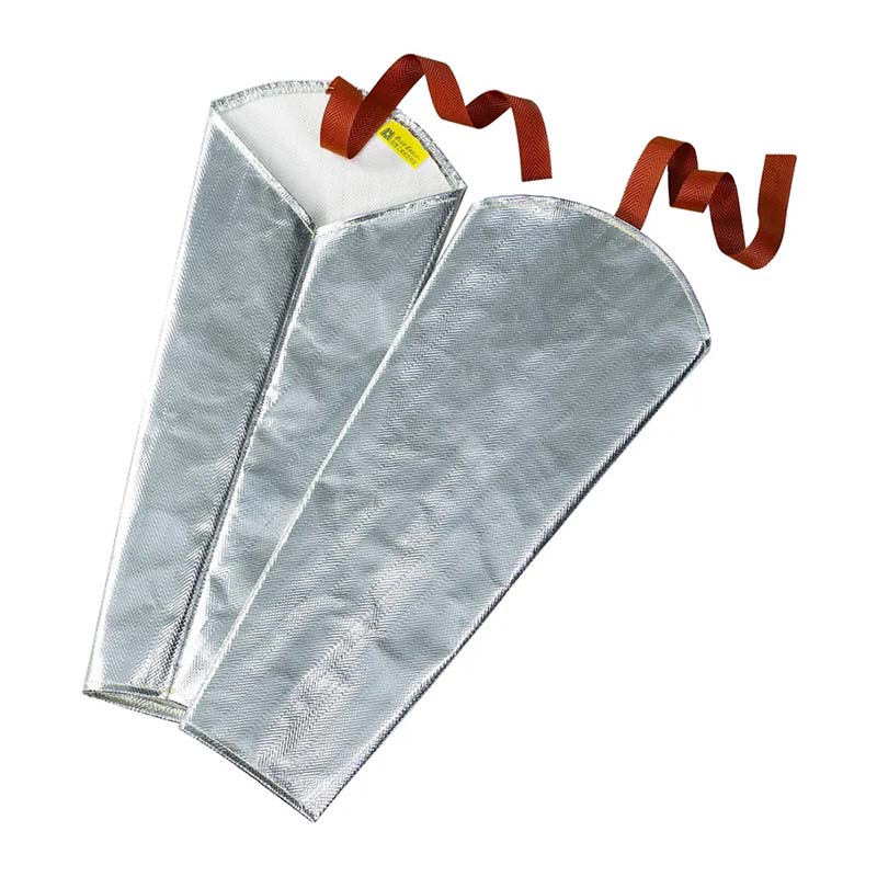 藍鷹AL8K芳綸鋁箔布耐高溫套袖圖片