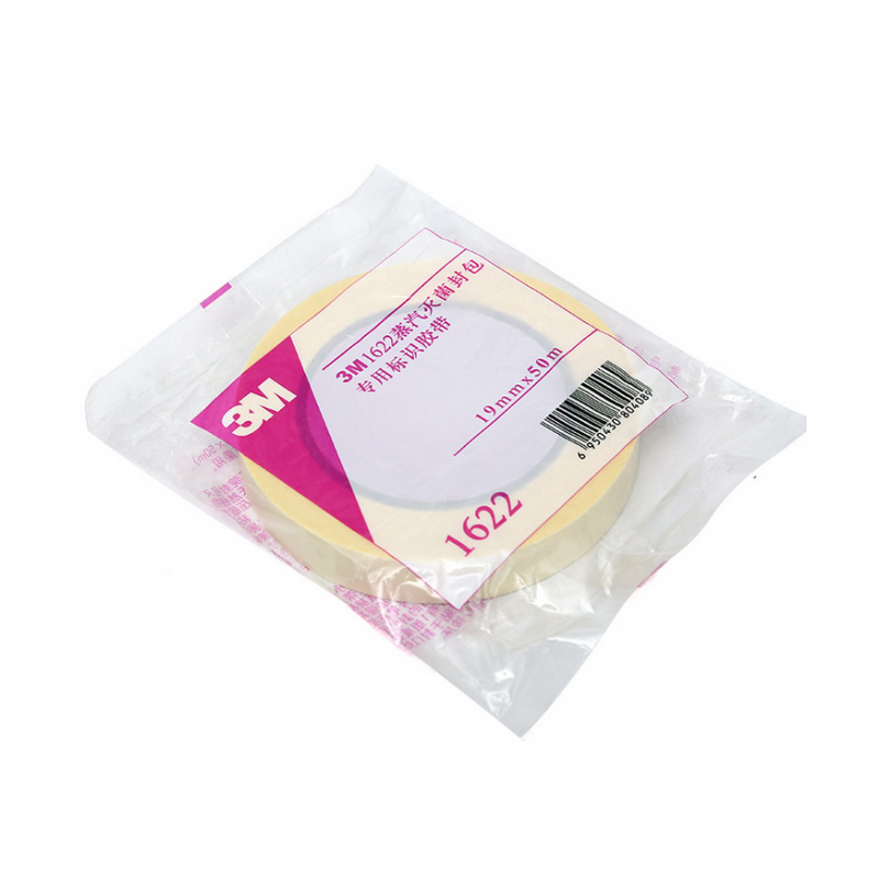 3M1622蒸汽滅菌封包指示膠帶圖片1