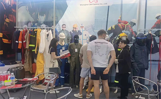 上海誠格亮相133屆廣交會 展高端個人防護產品圖片5