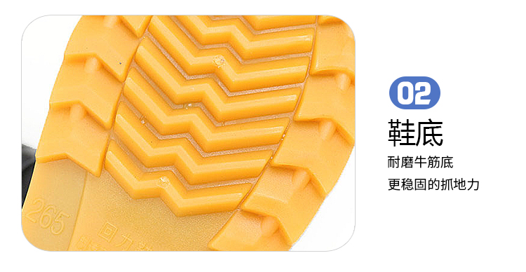 回力807防滑防水黑色中筒雨靴圖片7