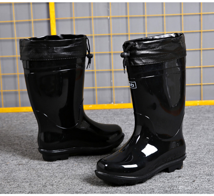 回力838加棉可拆卸加絨中筒雨靴圖片13