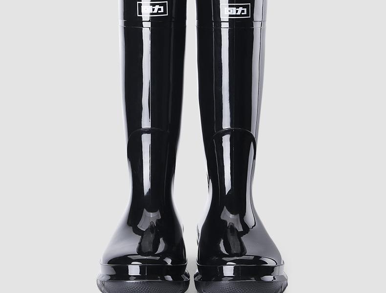 回力028高筒黑色雨靴圖片20