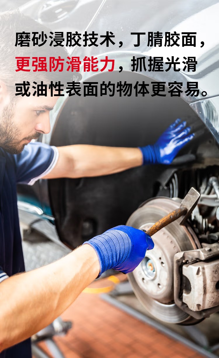 恒輝NKX806丁腈耐磨防滑防油勞保手套圖片6