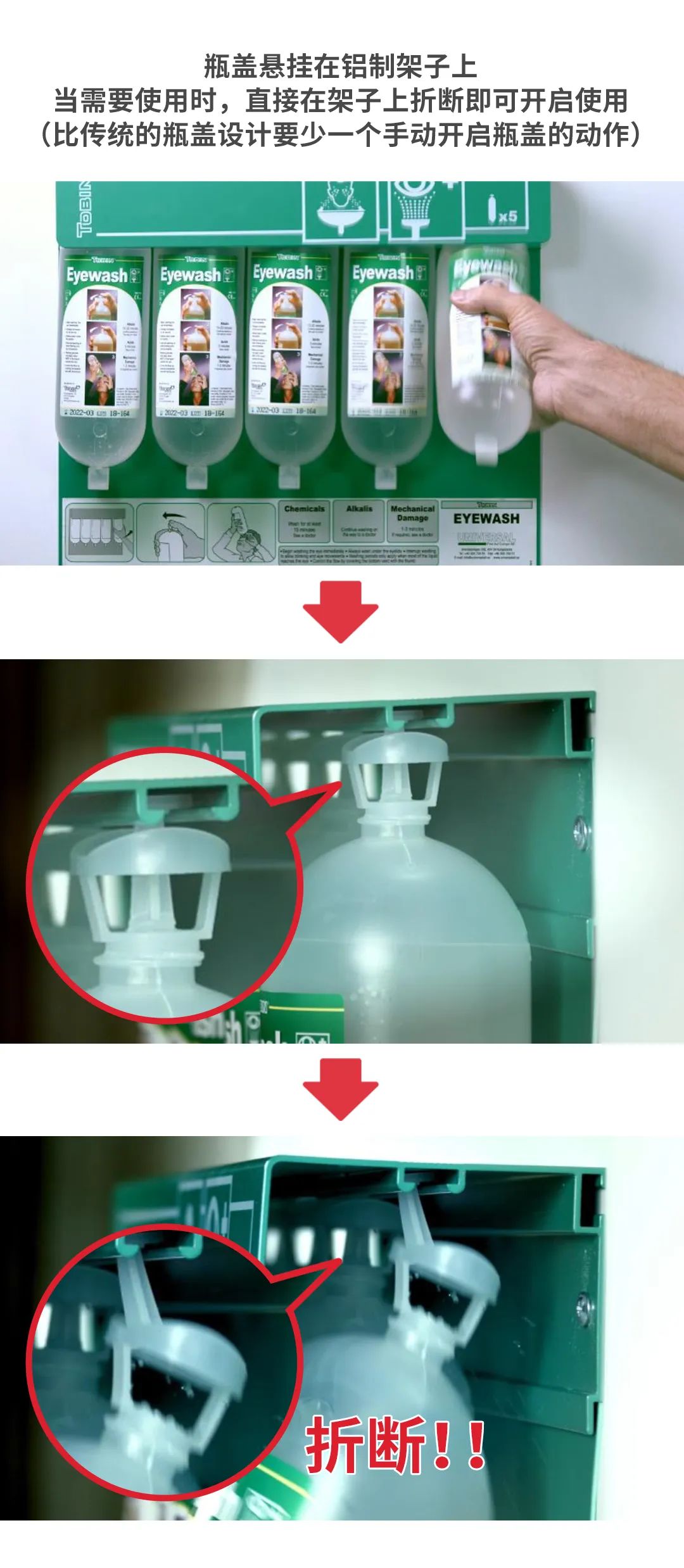 霍尼韋爾TOBIN洗眼液使用方法 霍尼韋爾洗眼液配置3