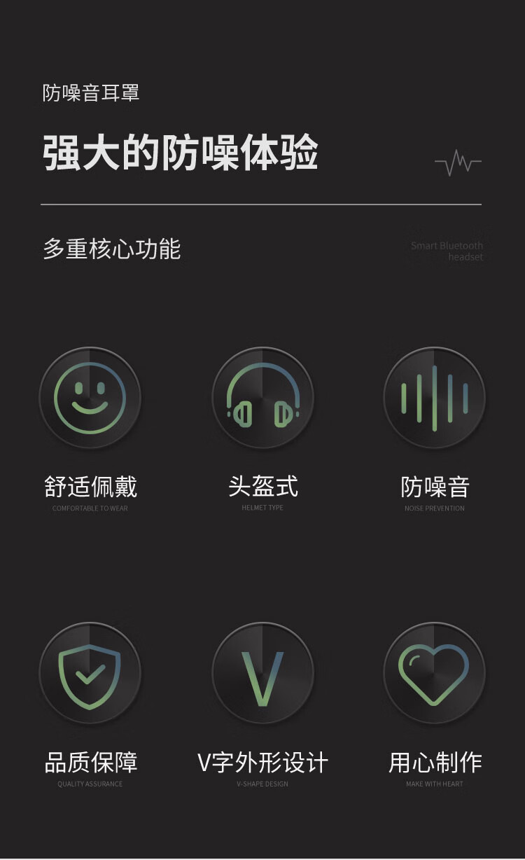 梅思安10190357V-Gard帽盔式防噪音耳罩圖片2