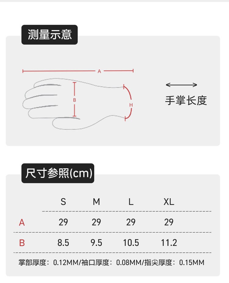 PIP 62-621PF藍色防滑耐磨一次性乳膠手套圖片8
