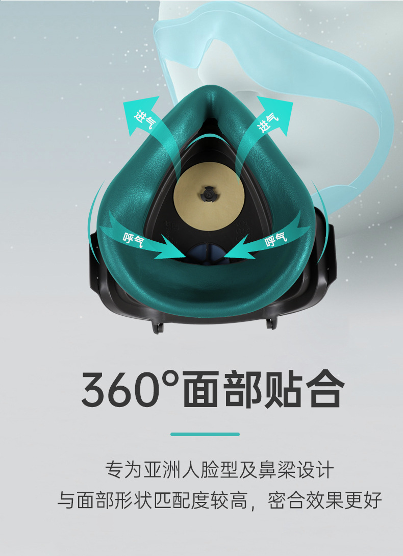 3M3270防塵面具煤礦KN95口罩6