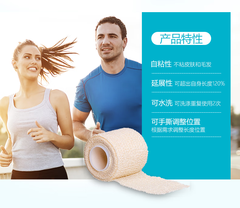 URGO優格耐樂固Nylexogrip自粘彈性繃帶圖片2