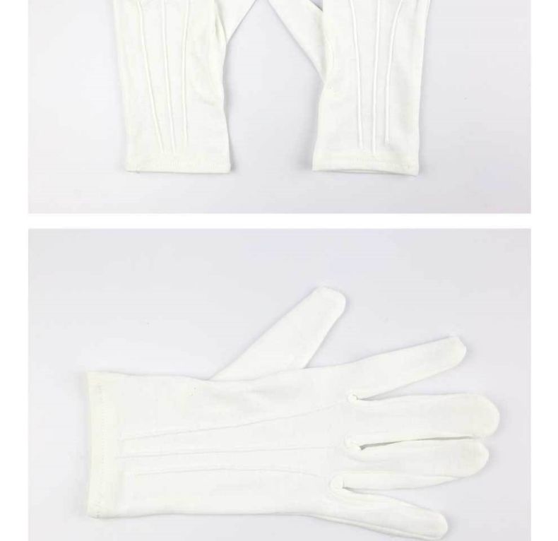 漢盾HD-GP5504滌棉背三筋禮儀勞保手套9