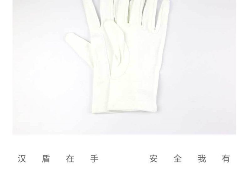 漢盾HD-GP5504滌棉背三筋禮儀勞保手套11