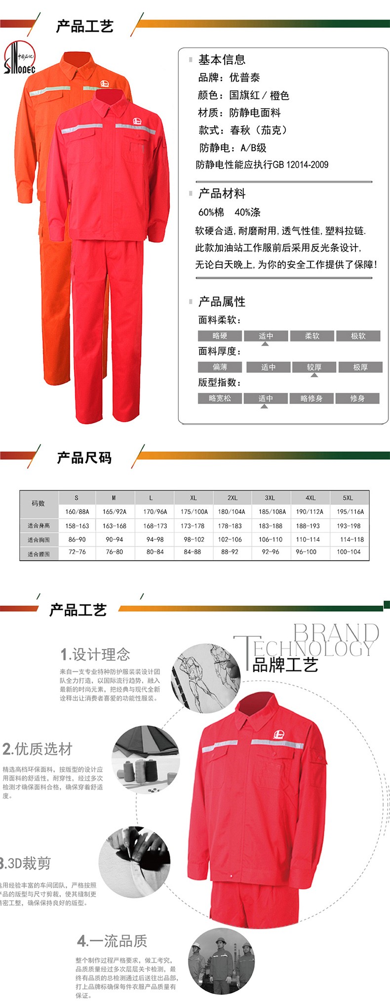 優(yōu)普泰春秋茄克套裝防靜電服01