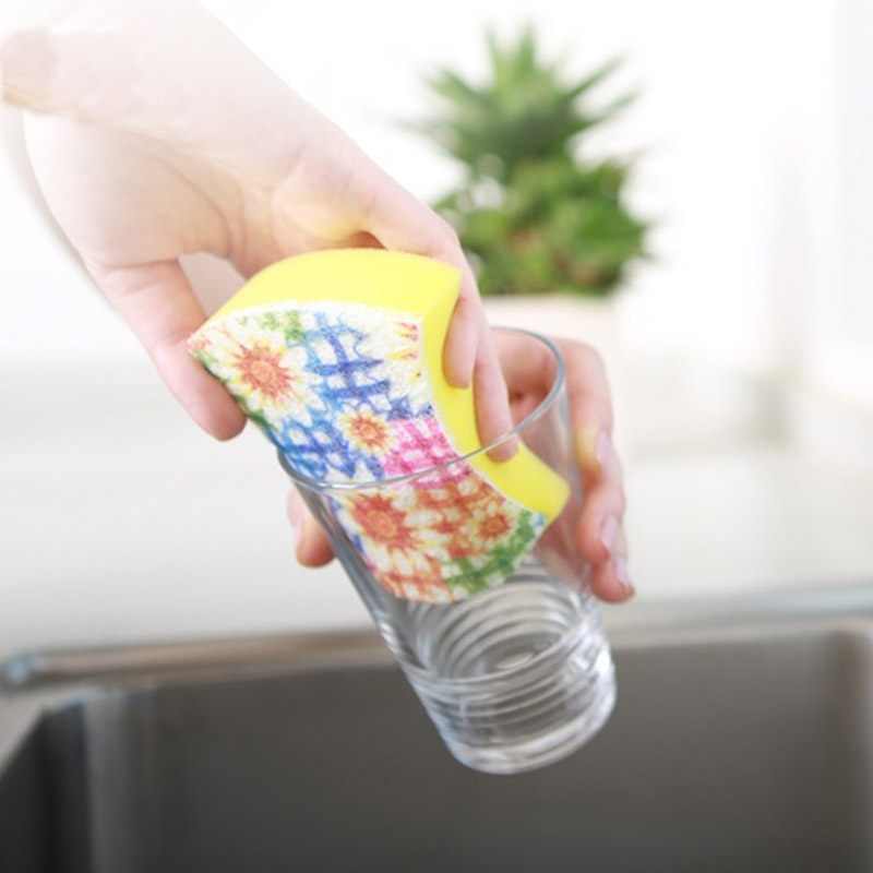 3M 6202F思高精致蝶彩海綿百潔布7