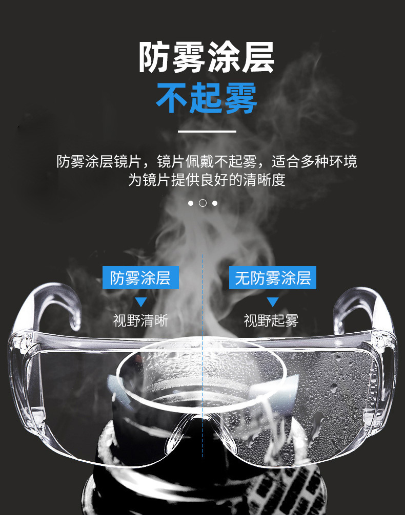 定和DH4010防霧防沖擊多功能防護(hù)眼鏡4