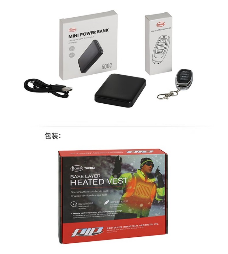 PIP 300-HV100創新智能型加熱馬甲9