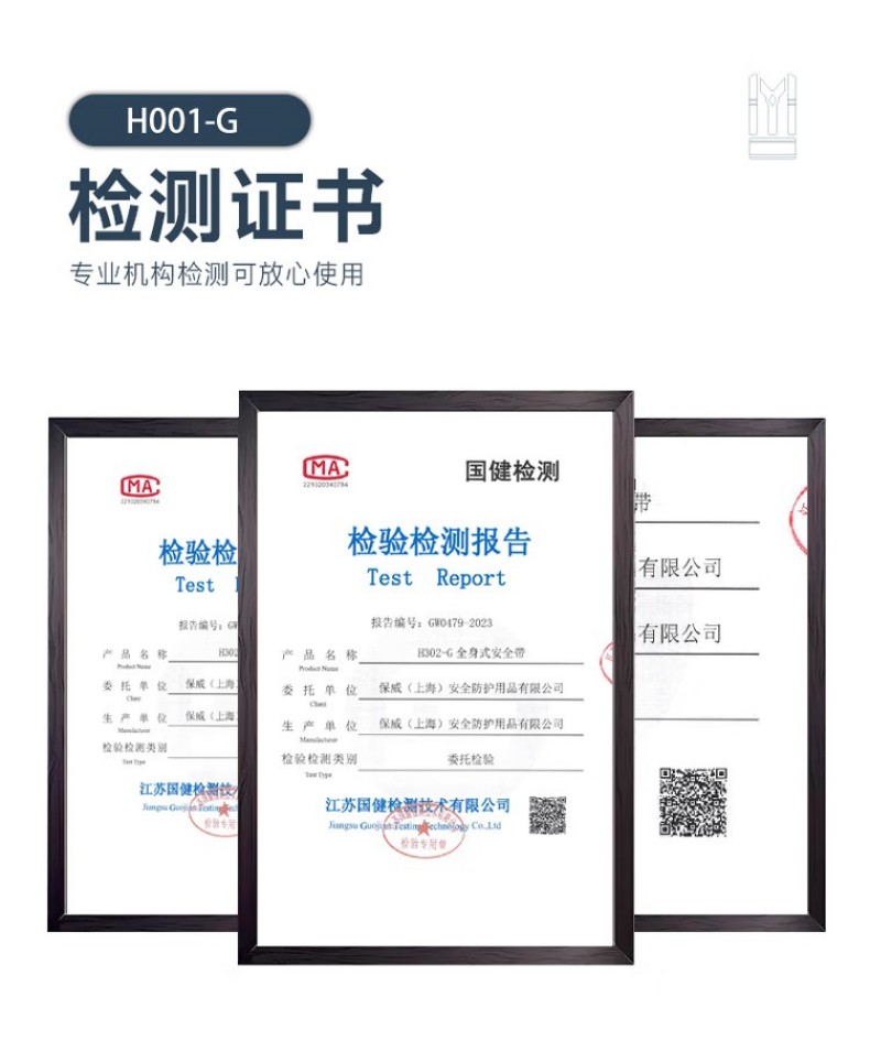 PIP H001-G經濟款單掛點全身式安全帶9