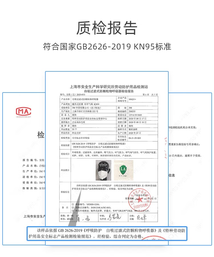 3M 9502V+折疊頭戴式帶閥KN95防塵口罩(獨立裝)6