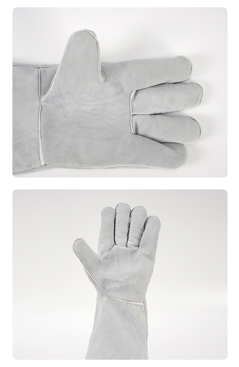 定和DH6108焊工加厚雙層全皮電焊手套11