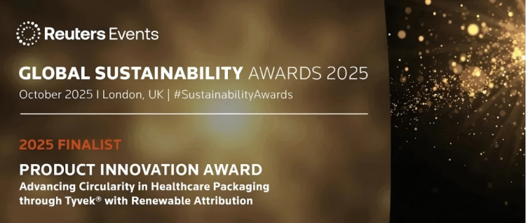 具有可再生屬性的Tyvek產品，入圍路透社全球可持續發展獎“產品創新獎”！