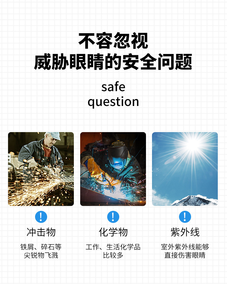 定和DH4011高清透明多功能防護眼鏡6