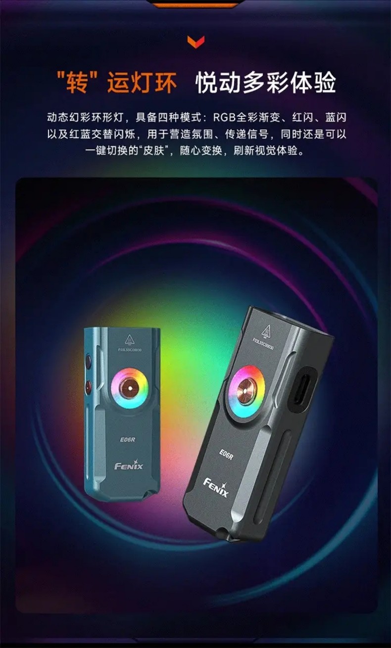 FENIX菲尼克斯E06R E系列三光源高性能鑰匙扣燈6.jpg