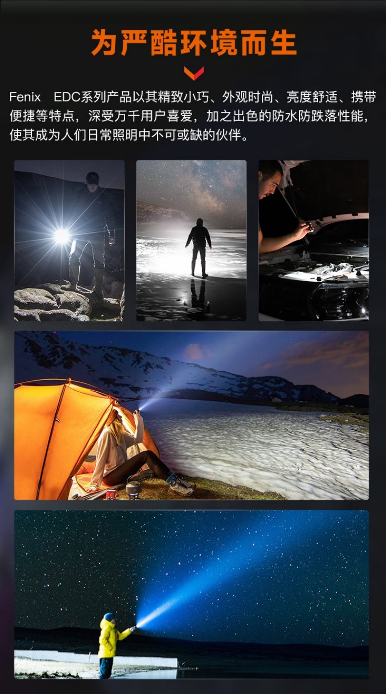 FENIX菲尼克斯E12 E系列便攜式EDC手電12.jpg