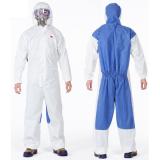 3M4535白色帶帽連體防護(hù)服 3M4535白色帶帽連體防護(hù)服