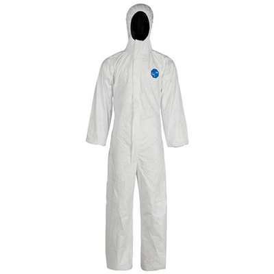 杜邦Tyvek400 TBM001防護服帶帽連體D級防塵工作服