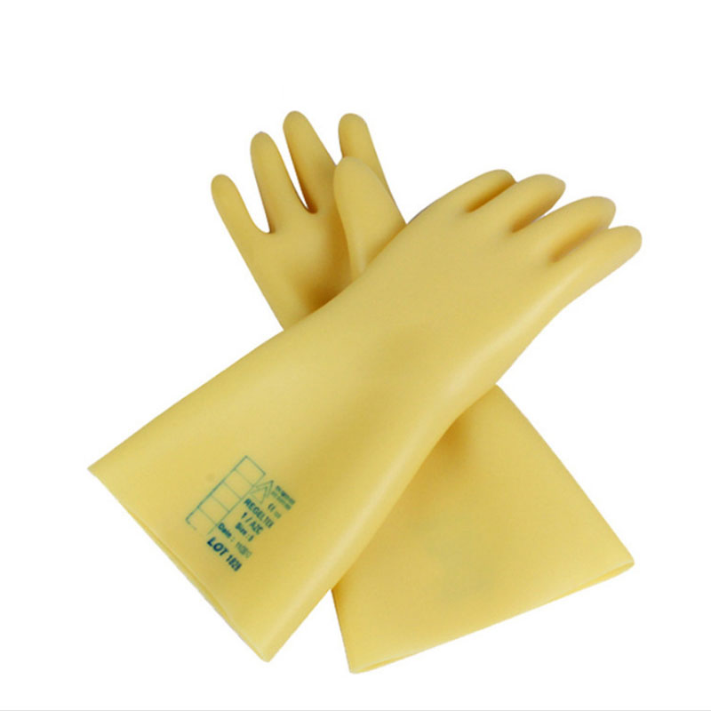 代爾塔207005天然乳膠絕緣手套