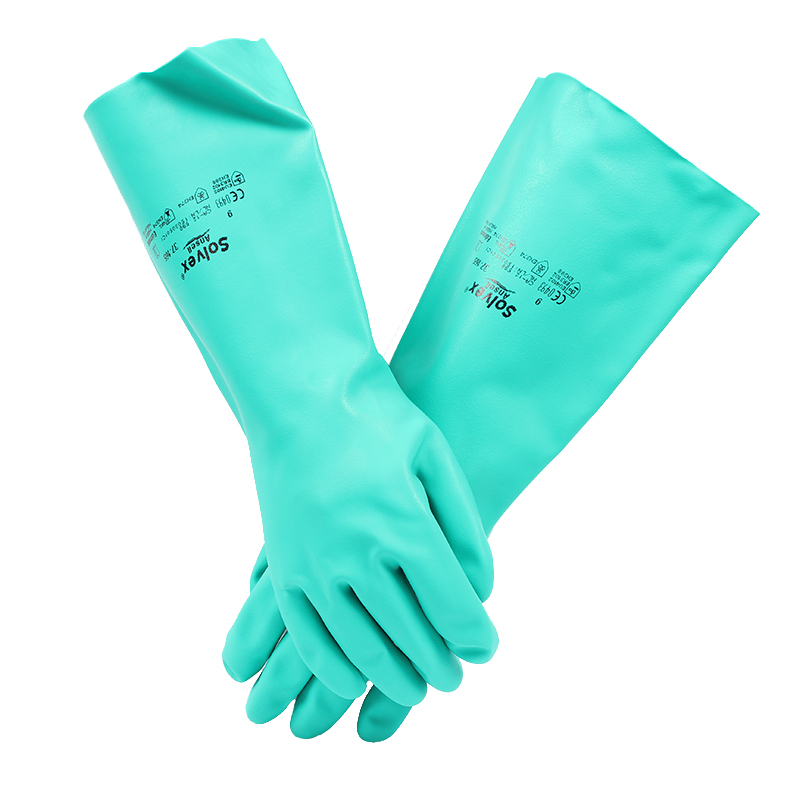 安思爾37-165丁腈橡膠防化手套