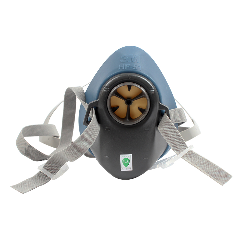 3M HF-51硅膠半面罩防毒面具