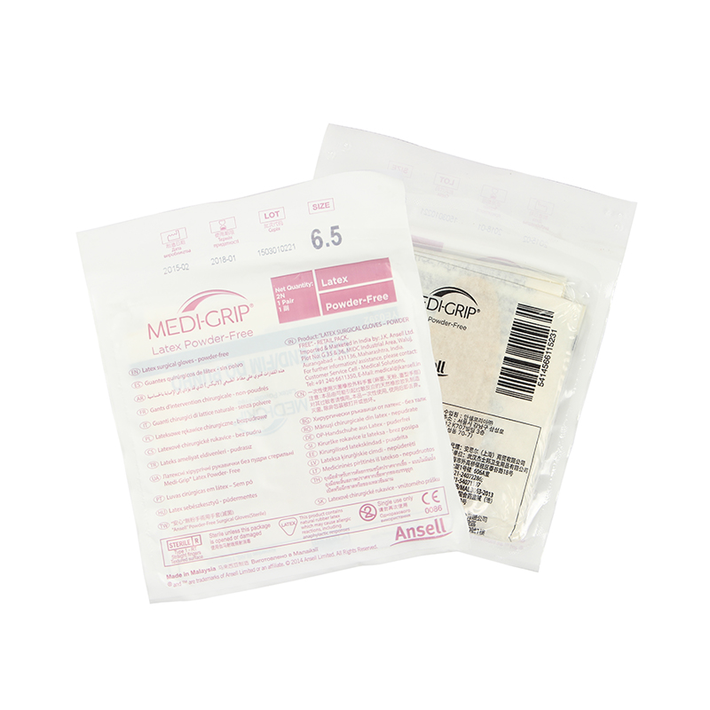 Ansell安思爾354107Medi-Grip一次性滅菌橡膠外科手套（無粉）