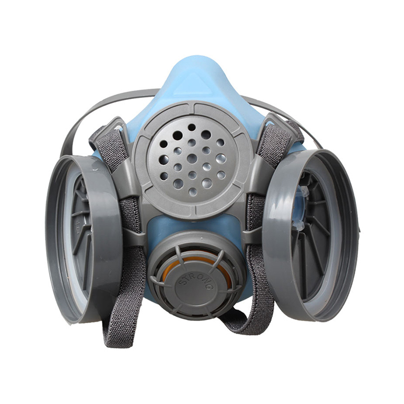 思創(chuàng)ST-502-1B硅膠雙罐半面罩防毒面具