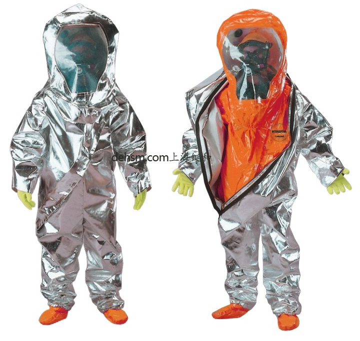 雷克蘭ICT645A 攔截者A級氣密型隔熱防化服實物圖片