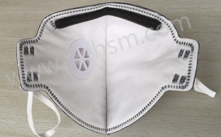 麥特瑞DH210VOV KN95防塵口罩反面圖片