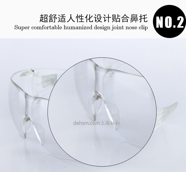 3M SF201AF透明防霧防護眼鏡超舒適人性化設計貼合鼻托