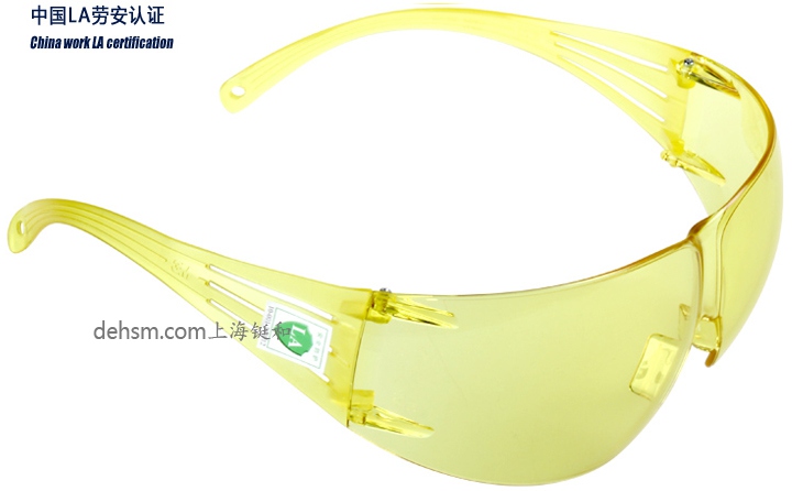 3M SF203AF透明防霧防護眼鏡圖片-側面