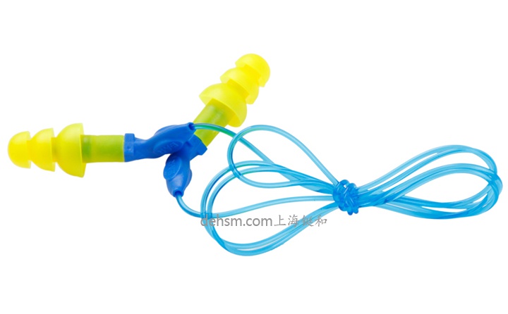 3M340-8002硅膠帶線防噪音耳塞圖片-反面