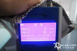 綠盾口罩過濾pm2.5指數