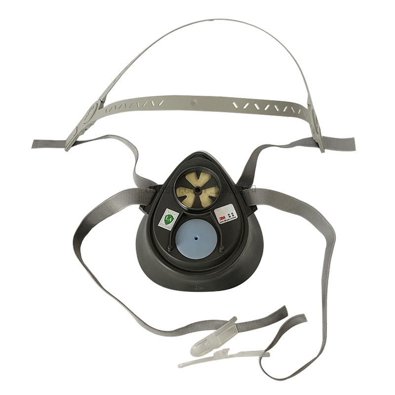 3M3200自吸過濾式防毒面具半面罩圖片-正面