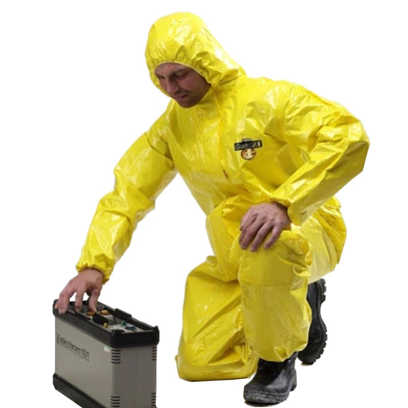 雷克蘭CT4SY428PSG標準帶帽連體防化服圖1