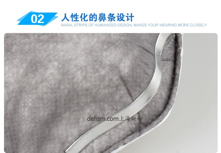 3M8247口罩采用高彈力耳帶，耐用