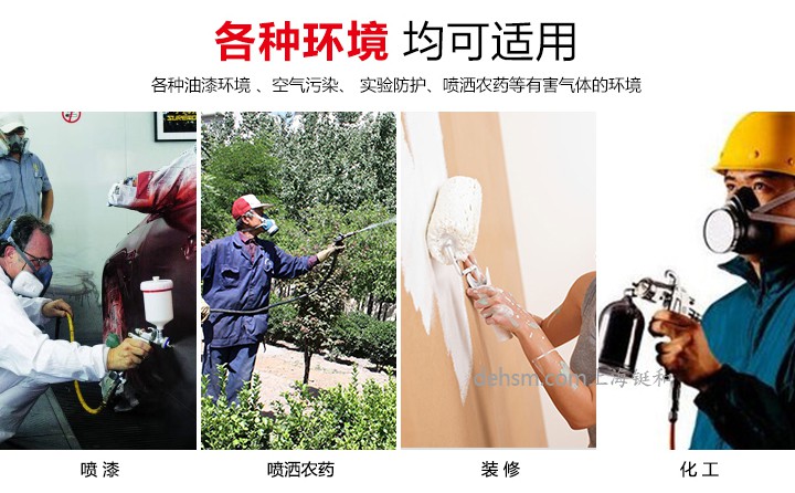 3M6200+6002防硫化氫及酸性氣體防毒面具使用領(lǐng)域